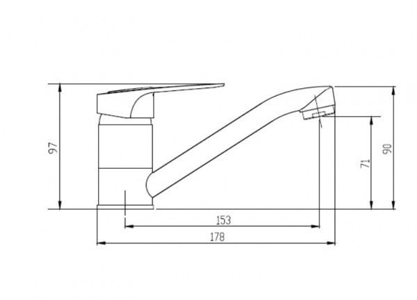Змішувач для умивальника Mixxen Юніор NNBN3007