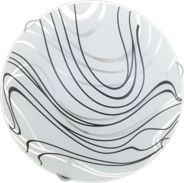 Світильник настінно-стельовий УТ Сяйво НПБ Нескінченність 2x60 Вт E27 білий 3011 