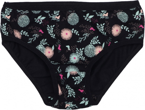 Трусы для девочек KOSTA 1420-2 р.122–128 черный 