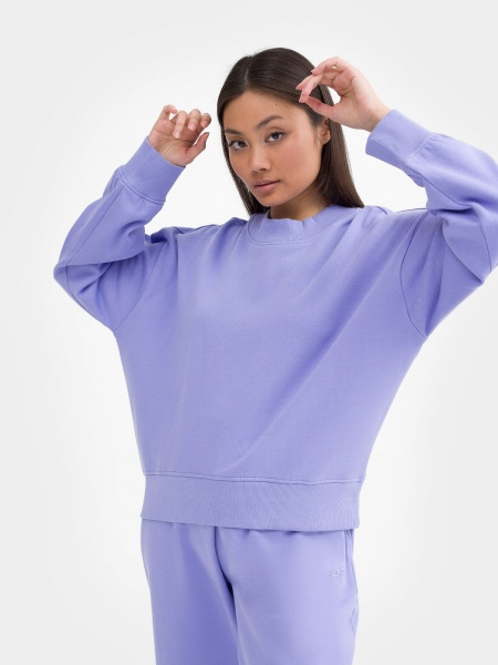 Свитшот 4F SWEATSHIRT 4FSS23TSWSF598-52S р. XL фиолетовый