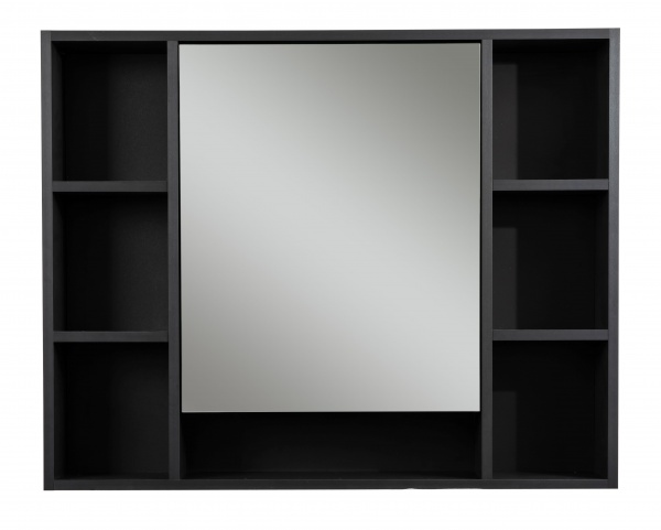 Зеркальный шкаф Aqua Rodos Толедо 100 см антрацит АР000075504