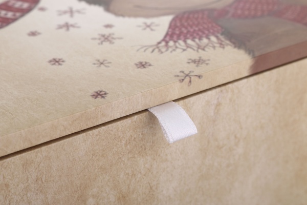 Шкатулка Санта и Олень Рудольф Luna