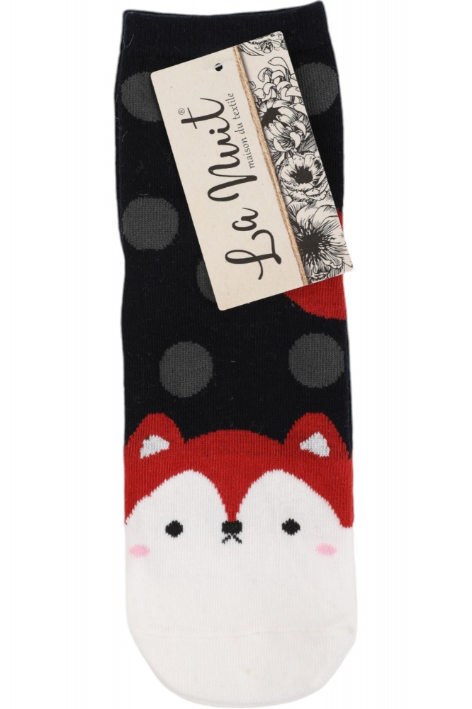 Шкарпетки жіночі La Nuit Home Лис р.one size синій