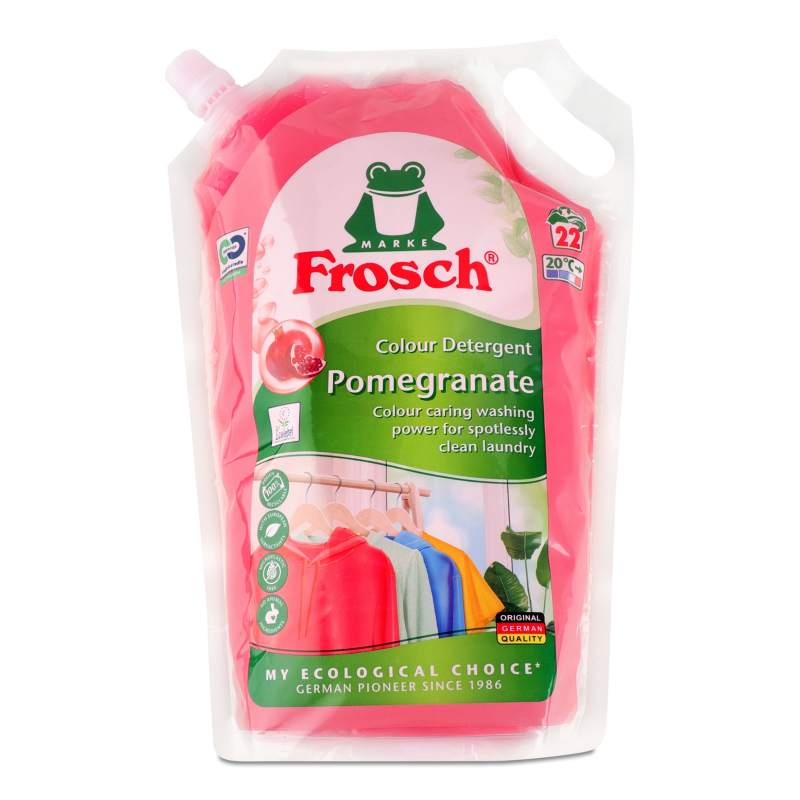 Жидкое средство для машинной и ручной стирки Frosch Колор Гранат 1,5 л