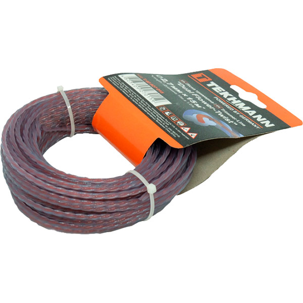 Леска для триммеров Tekhmann Flower-Twist 2,7 мм 15 м T.40827015