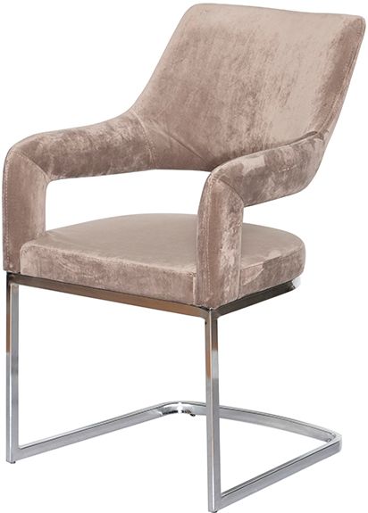 Стілець обідній Берналь C2101 620х560х940 мм хром/бежевий