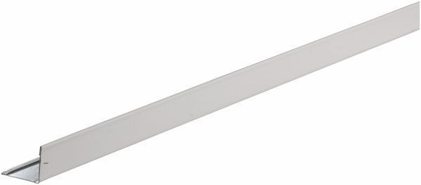 Уголок пристенный Алюбест 19x24мм белый 3м