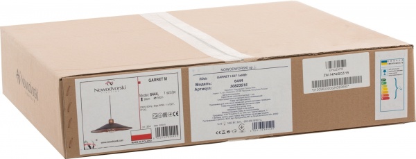 Підвіс Nowodvorski GARRET I 6444 1xE27 мідний 