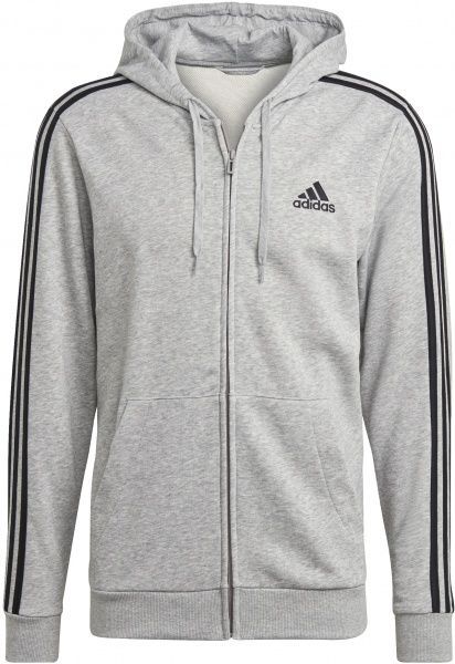 Джемпер Adidas M 3S FT FZ HD GK9034 р. S сірий
