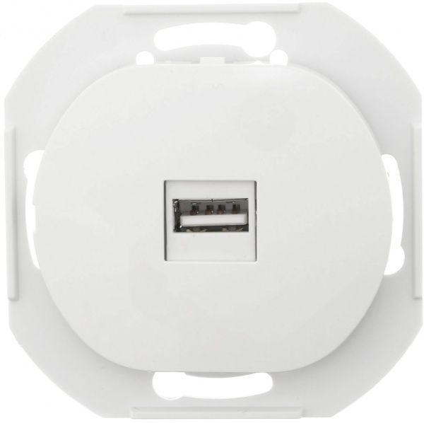 Розетка USB Aling-Conel Eon білий E6162.0