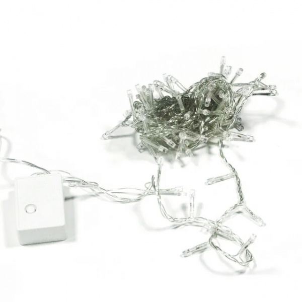 Электрогирлянда линейная SHLigts Нить (ILD100WW-F) встроенный светодиод (LED) 100 ламп 5 м 