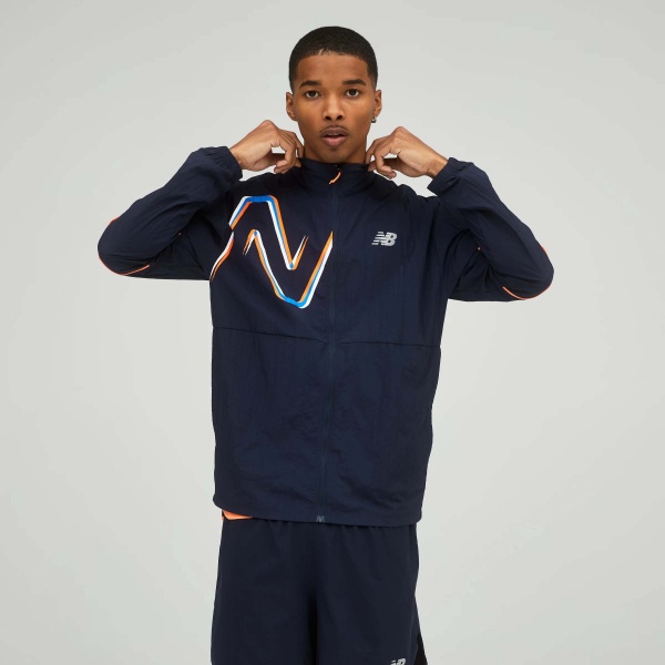 Вітрівка New Balance GRAPHIC IMPACT RUN MJ21265ECL р.XL синій