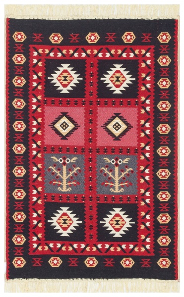 Килим Ekohali Arya AR 28 Red 160x230 см двосторонній 