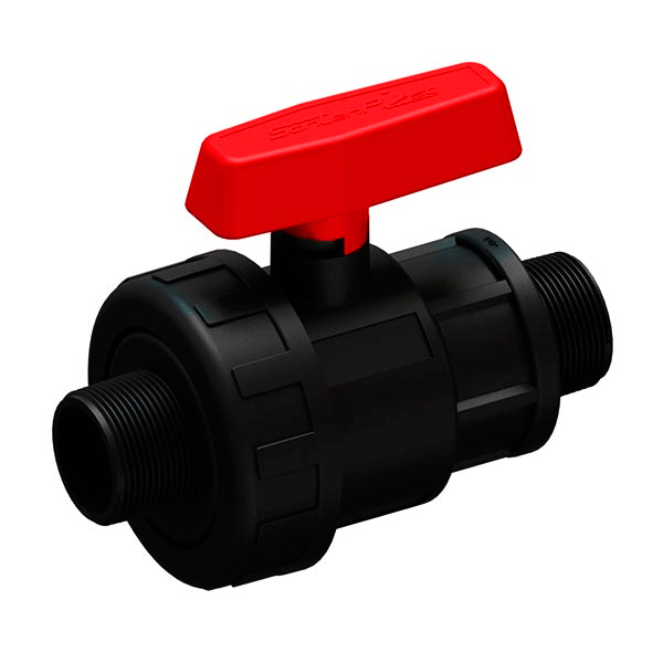 Кран кульовий зовнішня SantehPlast ПЕ D25 ЗH 3/4