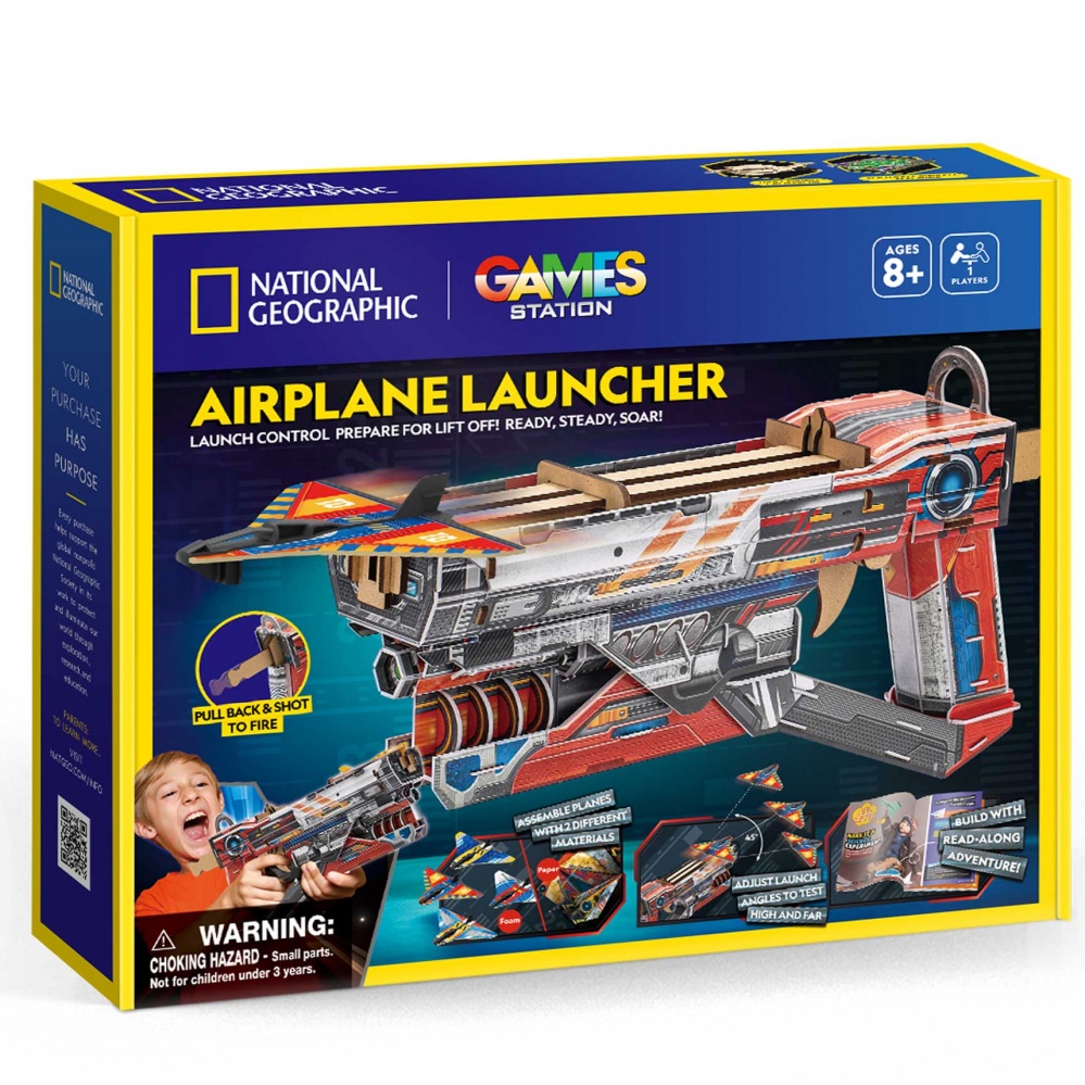 Набор для моделирования CubicFun STEM Пусковая установка для самолетов DS1091h