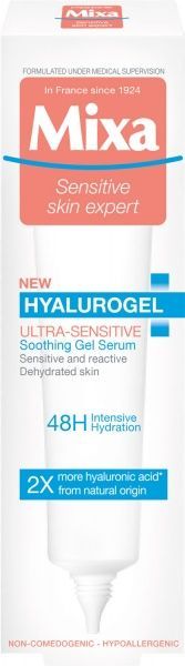 Гель для лица Mixa Гиалурожель для интенсивного увлажнения 40 мл