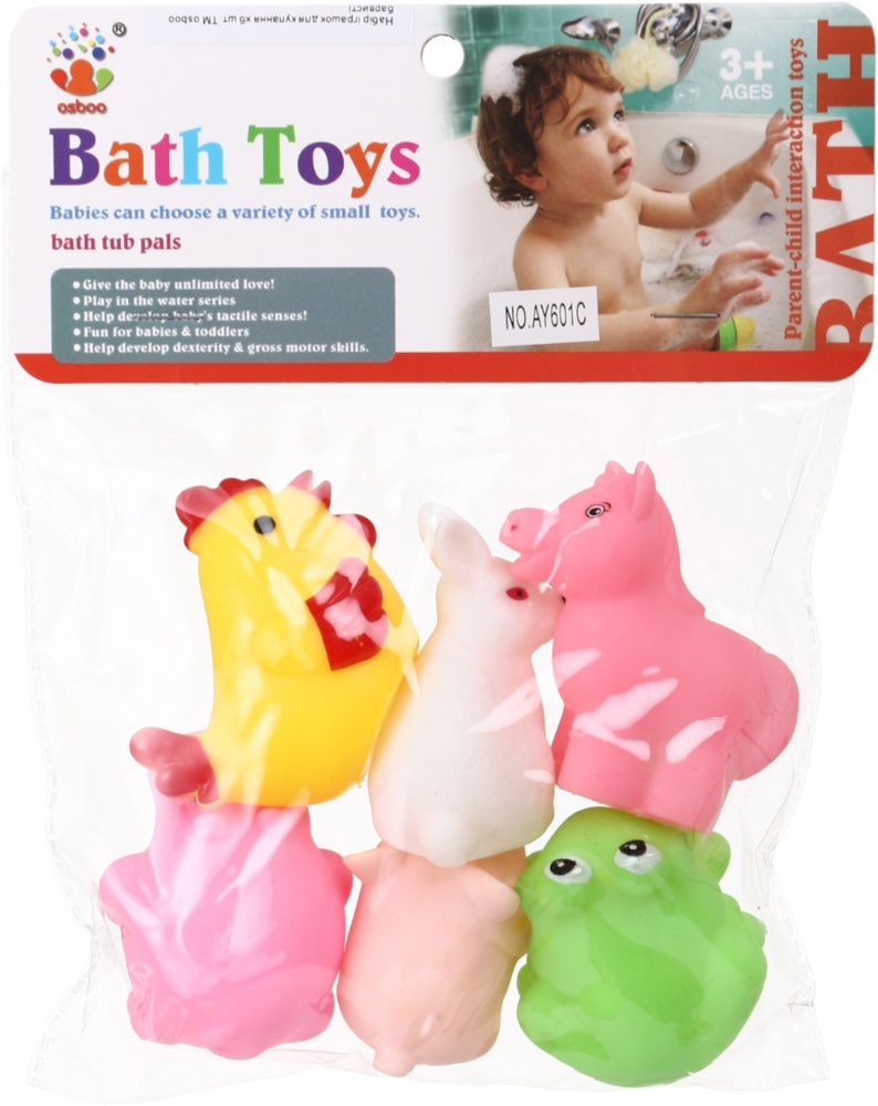 Набір іграшок для купання Osboo 6 шт. барвисті OTG0973087