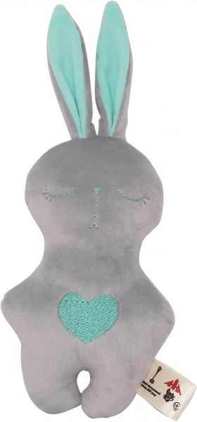 Мягкая игрушка Анна Зайчик серый 20 см