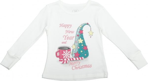 Піжама для дівчаток Фламінго р.98 рожевий/молочний 330-1006 