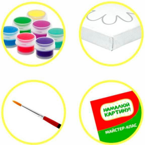 Картина по номерам раскраска за номерами Пандочка Rosa Kids 