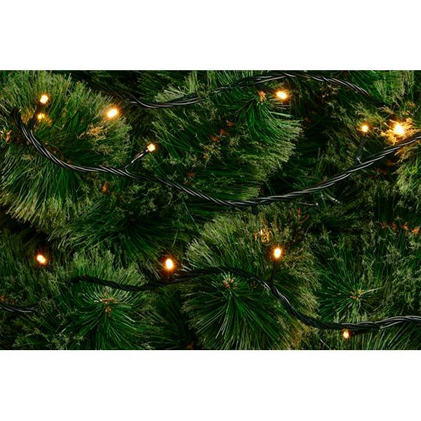 Гирлянда линейная LED 100 ламп 20 м тепло-белая