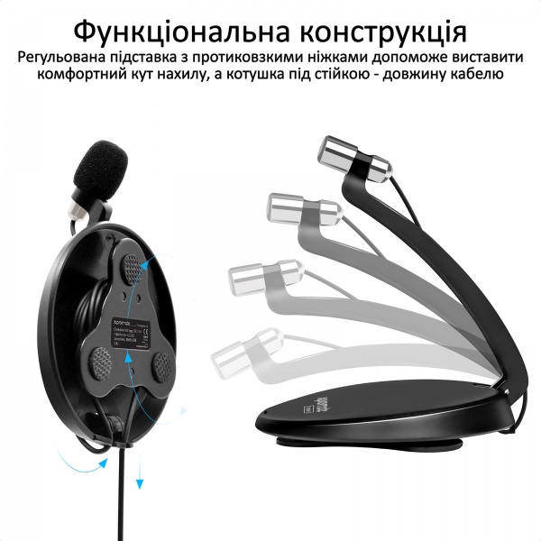 Мікрофон Promate Tweeter-5 Mini-jack 3.5 мм Black