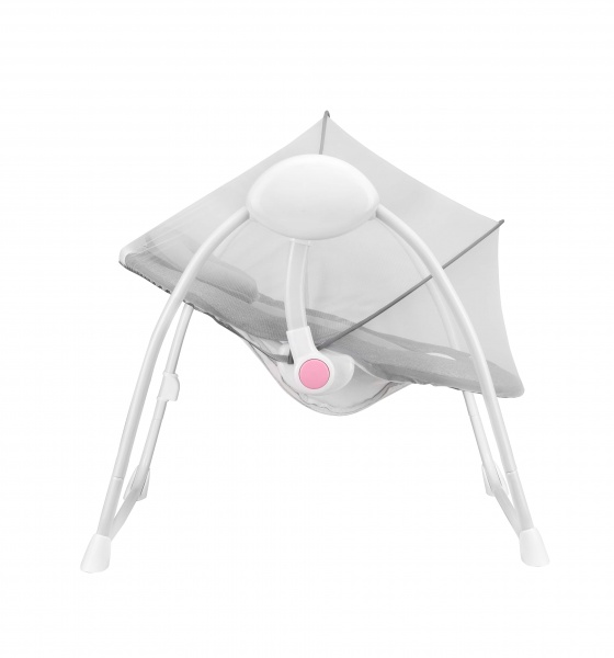 Крісло-гойдалка Lionelo Ruben grey rose LO.RU04