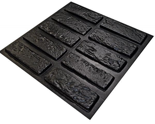 Форма для плитки прямая Древний кирпич 450x400x10 мм 