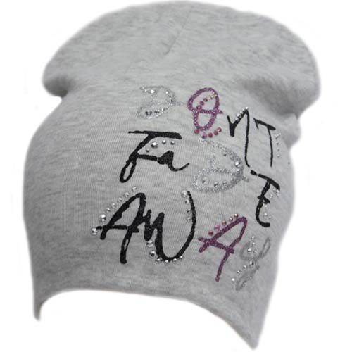 Шапочка дитяча для дівчинки Kraft+ 271-Т р.52-54 світло-сірий 