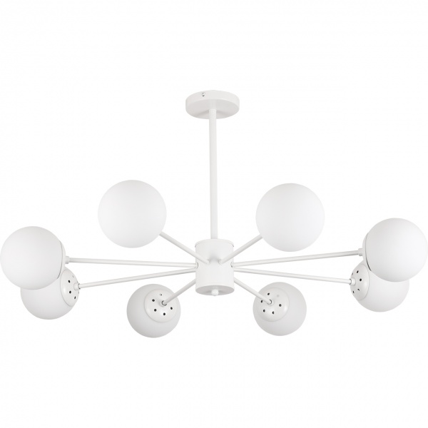 Світильник стельовий Hopfen 8x40 Вт E27 білий Balle 8 WH 