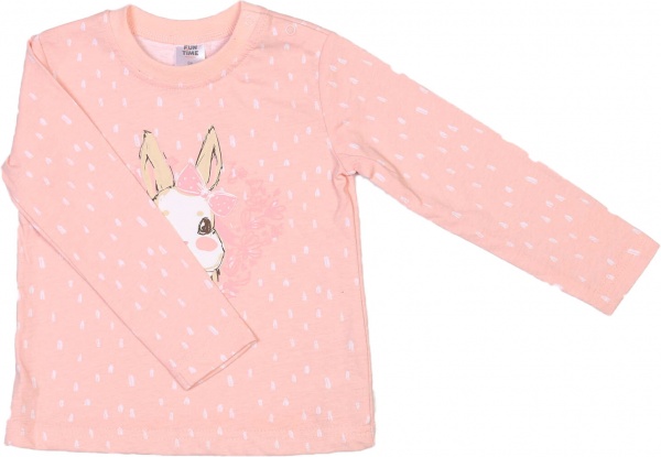 Піжама для дівчаток Funtime із довгим рукавом р.110 рожевий 
