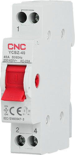 Переключатель нагрузки CNC YCBZ-40 1P 40A 1-0-2 240/415V~ Б00042080