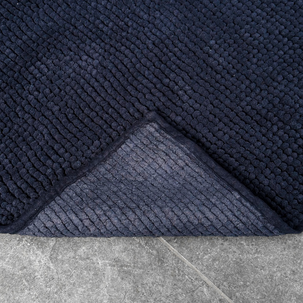 Набор ковриков Dariana Махрамат Стандарт 60x50+60x90 см синий