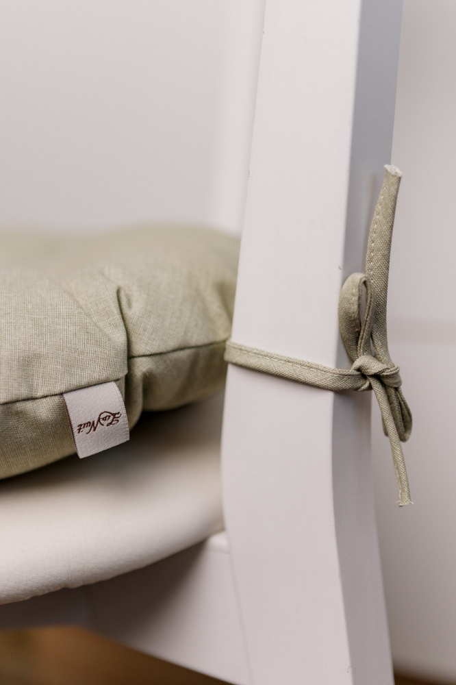 Подушка на стул Herbs Green d40 La Nuit