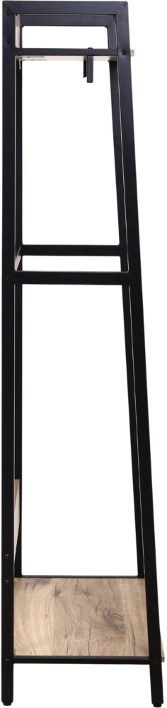 Вешалка Центр Меблів Твин с полкой под обувь 640х400х1690 мм черный/бежевый