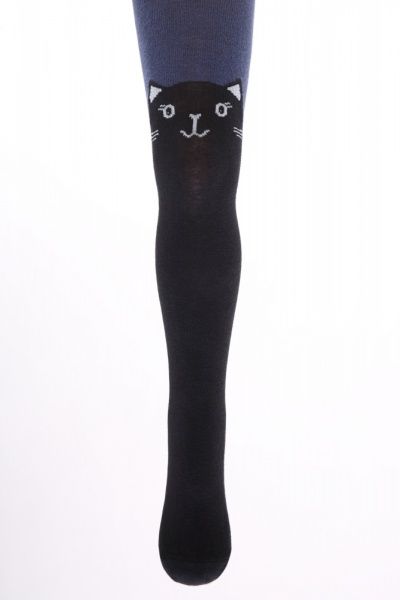 Колготки детские Giulia D003 LITTLE KIDS denim р.98-104 синийчерный 