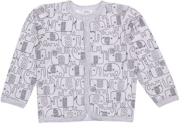 Кофтинка дитяча Татошка ясільна легка для хлопчика р.80 сірий 04102слн 