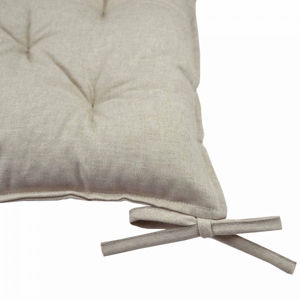 Подушка на стул РОУЗ Натюрель квадратная La Nuit