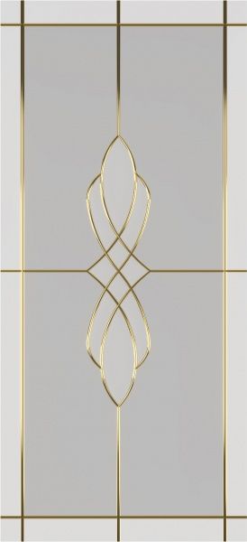 Витражное стекло Грейд Старое золото ХВ 794х270 W 24A к фасаду DR 920х396