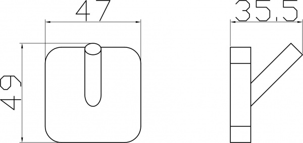 Крючок Aqua Rodos Capri 6605