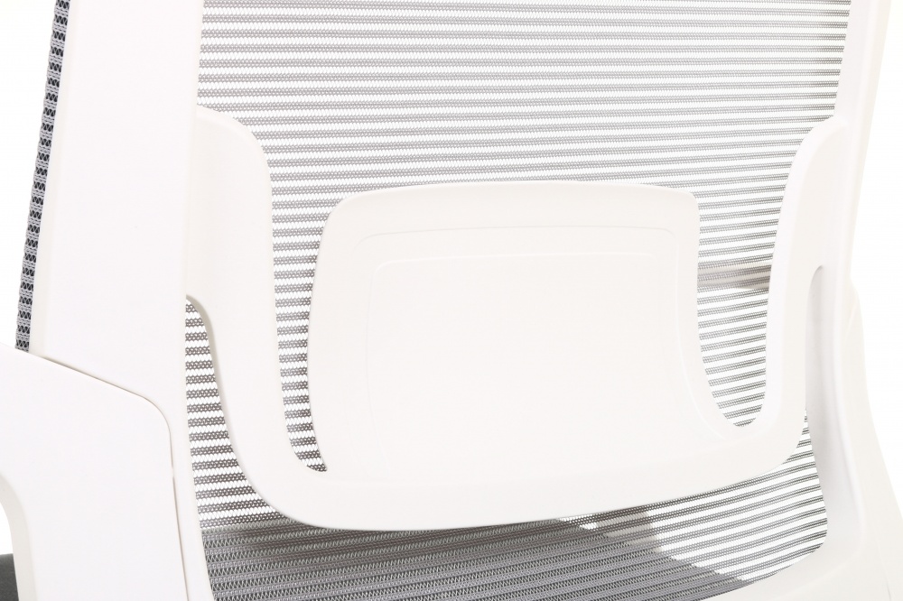 Кресло офисное Фоши серый/белый