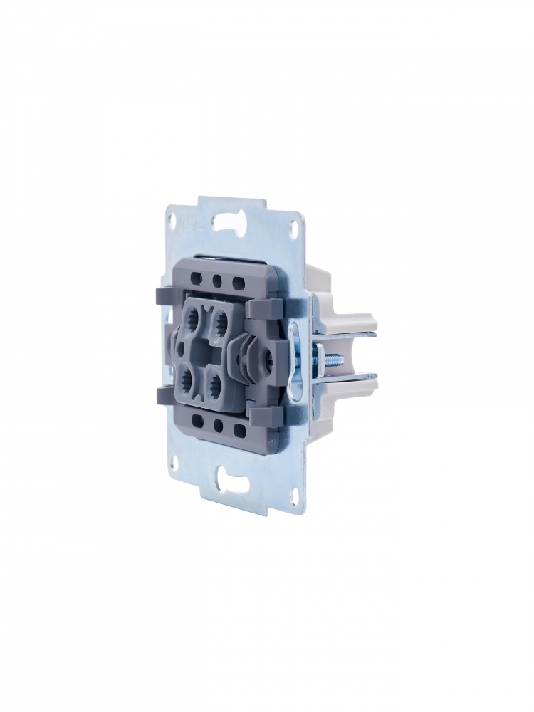 Кнопка дзвінка кнопковий Lezard Vesna без підсвітки білий 742-0288-103