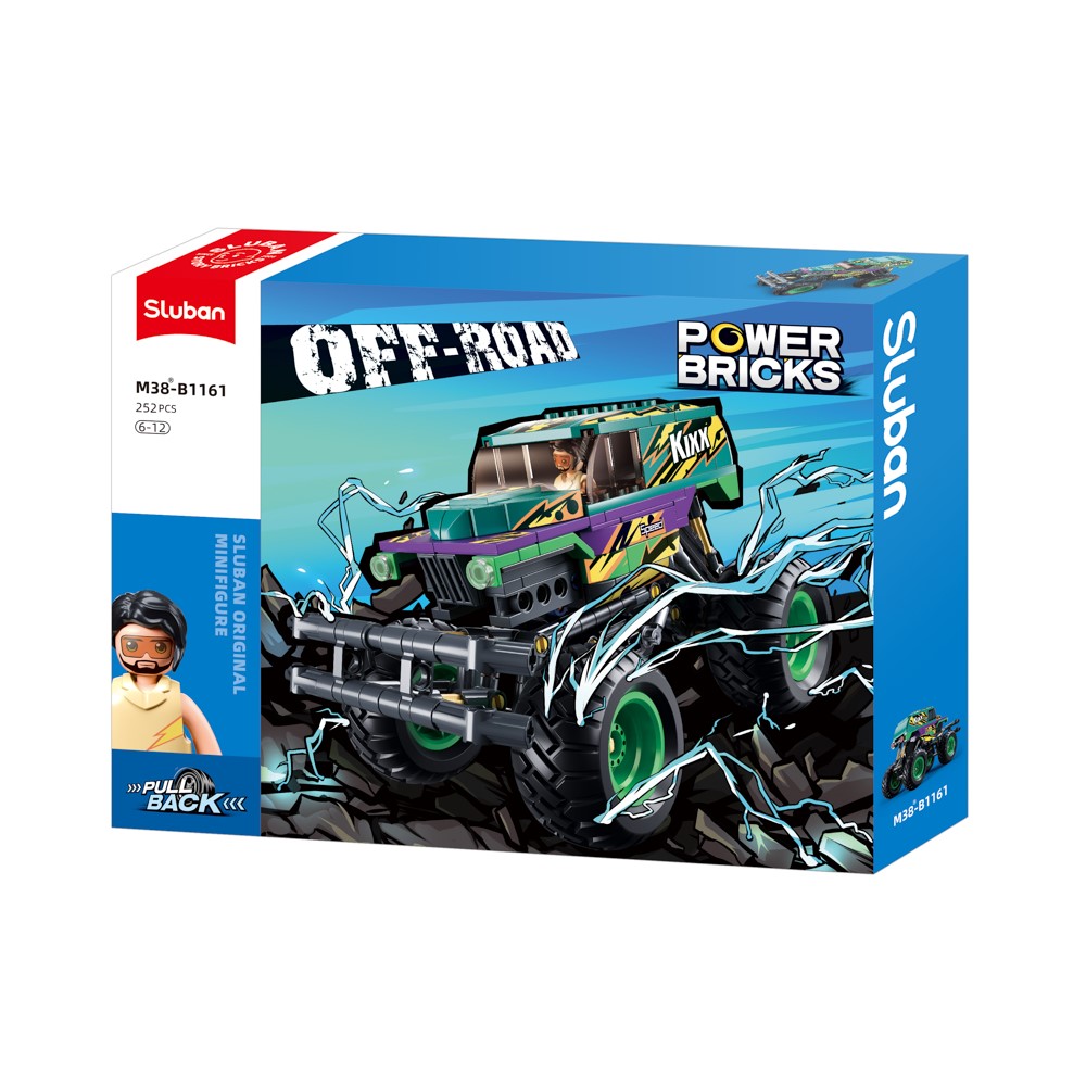 Конструктор Sluban Power bricks Внедорожник 262 дет. M38-B1161