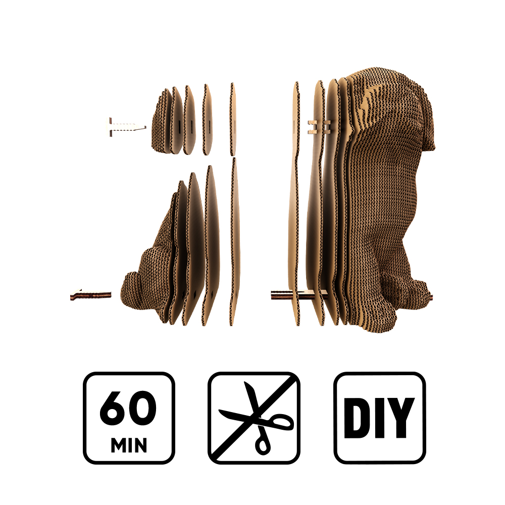 Конструктор картонный Cartonic 3D Puzzle LABRADOR PUPPY CARTMNLABRA