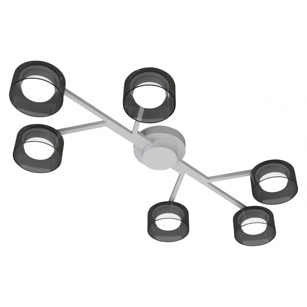 Люстра стельова Hopfen STARK WH 6xGX53 білий