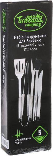 Набор для барбекю Grilland 5 предметов в чехле BQ-5001