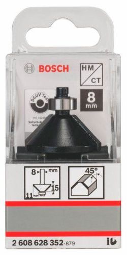 Фреза кромочная карнизная Bosch 35/14,7/56 ММ, ХВ. 8ММ 2608628352