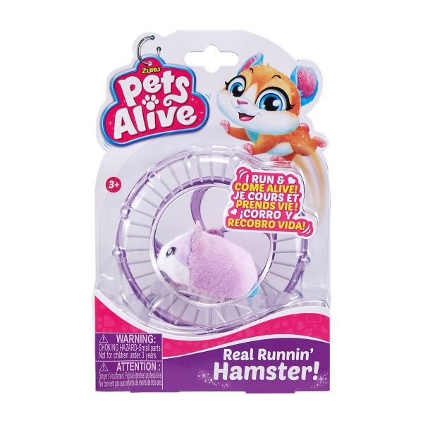 Игрушка мягкая интерактивная Pets & Robo Alive Хомячок 9504