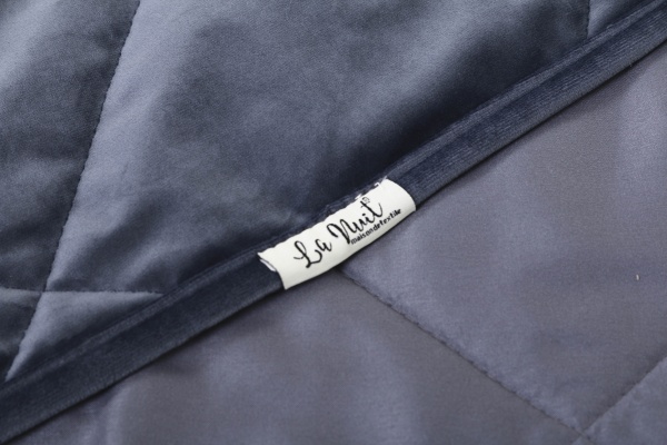 Покрывало VELOUR 240x260 см La Nuit антрацит 