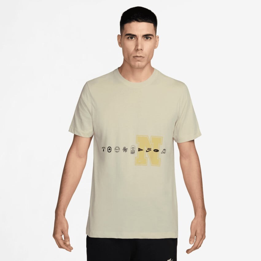 Футболка Nike U NSW TEE STD Celebrate Brand IH1345-229 р.M бежевий